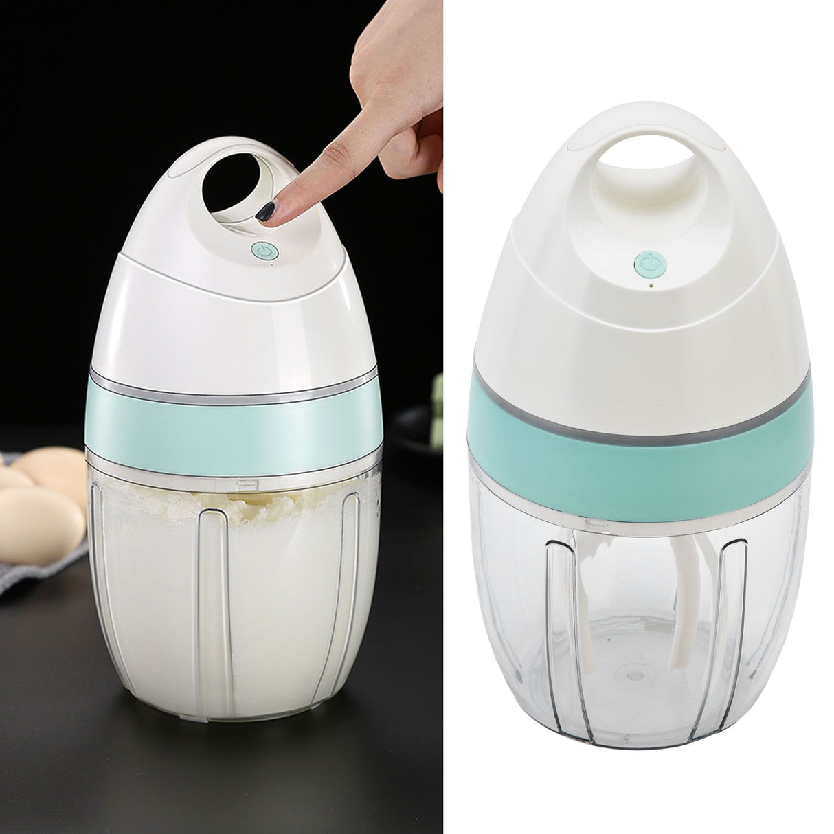 Kitchen Electric Whip Cake Baking Mixer Household Small Baking Tools Automatic Egg White Whisk USB Charging Electric Whisk