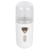30ml Mini Facial Humidifier Portable Nano Atomization USB Charging Face Mist SprayerWhite