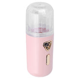 30ml Mini Facial Humidifier Portable Nano Atomization USB Charging Face Mist SprayerPink - Close-Up Angle