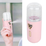 30ml Mini Facial Humidifier Portable Nano Atomization USB Charging Face Mist SprayerPink - Extra Image