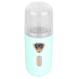 30ml Mini Facial Humidifier Portable Nano Atomization USB Charging Face Mist SprayerGreen - Top-Down View