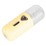 30ml Mini Facial Humidifier Portable Nano Atomization USB Charging Face Mist SprayerYellow - Rear View