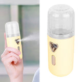30ml Mini Facial Humidifier Portable Nano Atomization USB Charging Face Mist SprayerYellow - Extra Image