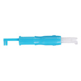 Household Needle Threader Multifunctional Automatic Needle Inserter for Sewing MachineBlue - Side View