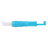 Household Needle Threader Multifunctional Automatic Needle Inserter for Sewing MachineBlue - Top-Down View
