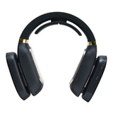 LED Neck Fan Hands Free Bladeless Fan with Heating and Cooling Function Low Noise Dual 3 Speeds for Traveling Hiking StudyBlue