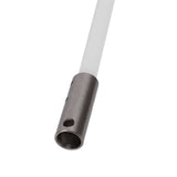 Chimney Brush Press Type Durable Nylon Soft Durable Small Size Inner Wall Cleaning Brush(Black New 410mmx 6 Rod A HEX Pole)