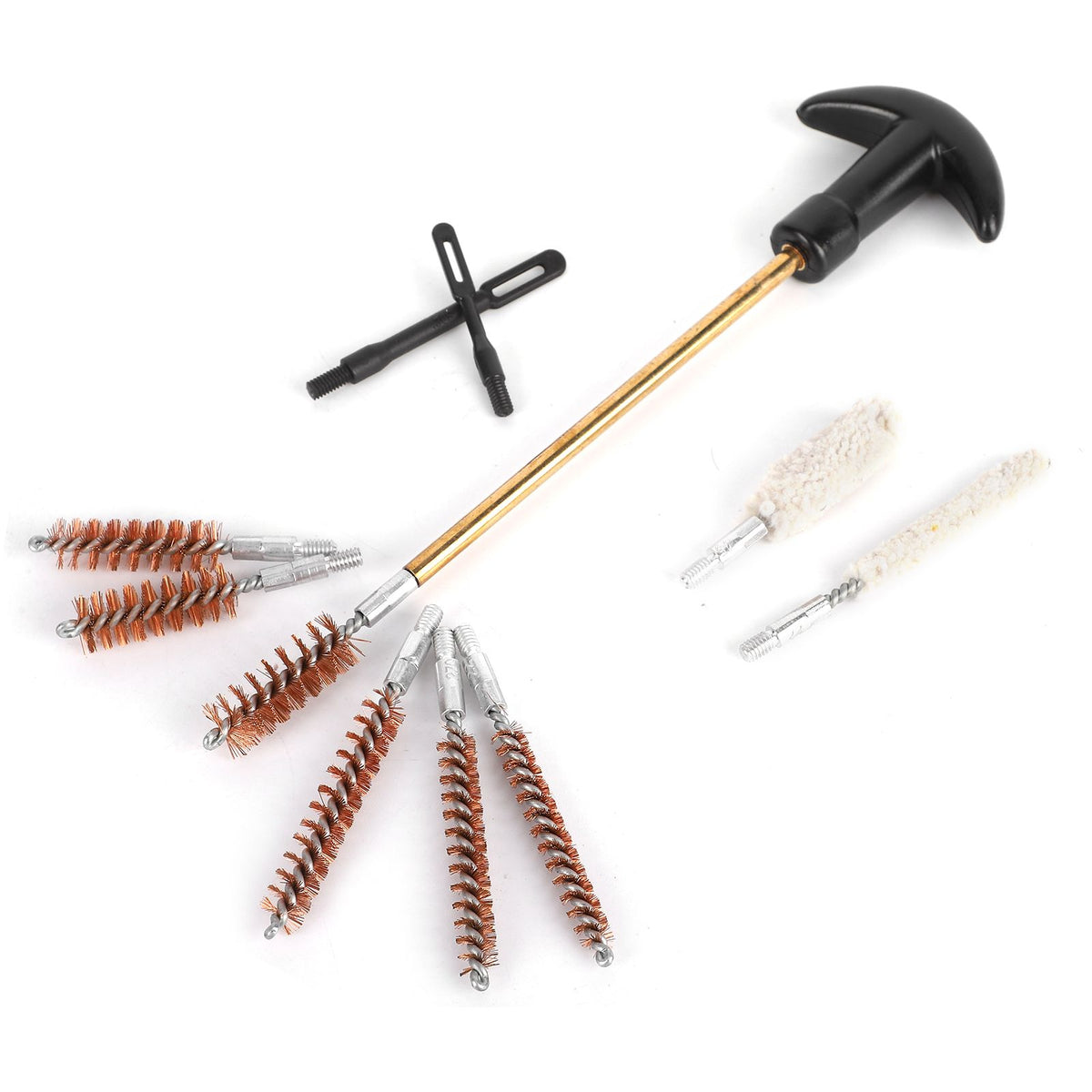 Pipe Inner Brush Set Brass Multifunctional Lightweight Portable Pipe Dredging Cleaning BrushGK28 19Pcs