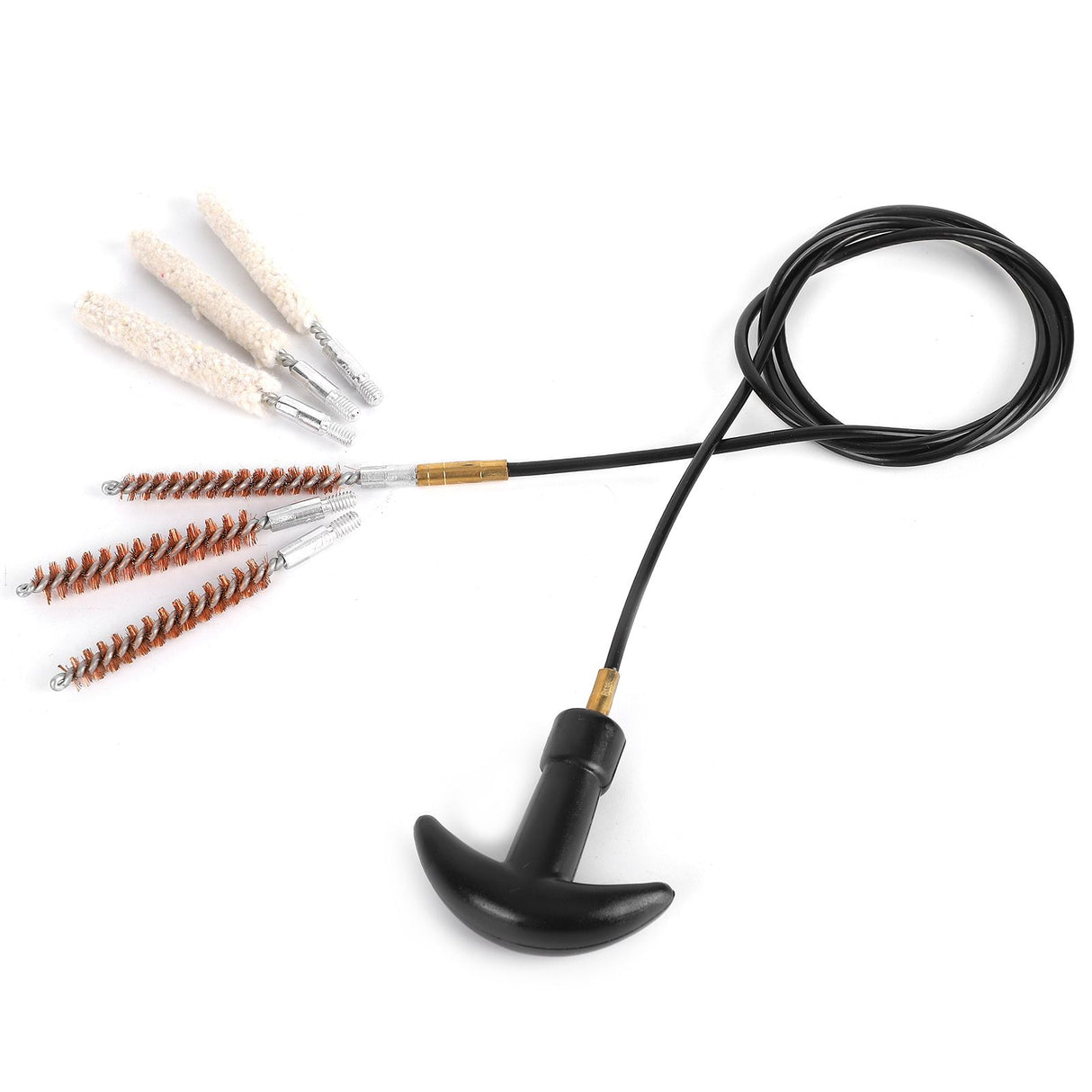 Pipe Inner Brush Set Brass Multifunctional Lightweight Portable Pipe Dredging Cleaning BrushGK28 19Pcs
