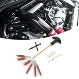Pipe Inner Brush Set Brass Multifunctional Lightweight Portable Pipe Dredging Cleaning BrushGK28 19Pcs - Extra Image