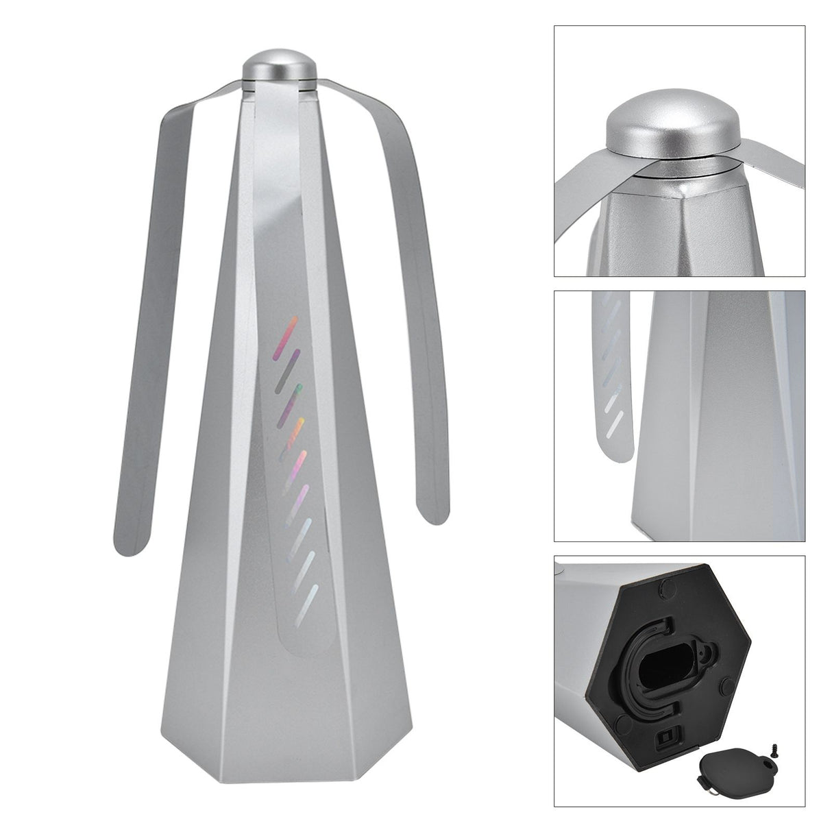 Fly Fan USB Power Supply Light Weight 3 Blades Outdoor Bug Repellent Tool for Picnic Table