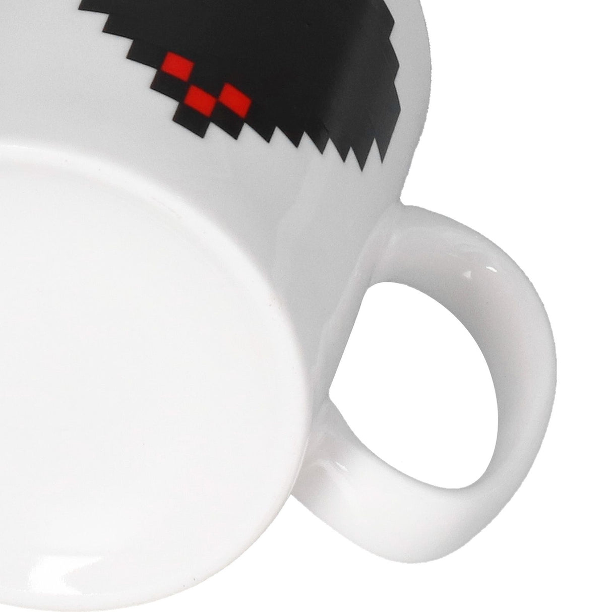 Ceramic Cup Heart Pattern Heat Sensitive Changing Color Mug for Home Office Restaurant Bar Use