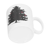 Christmas Trees Pattern Color Changing Mug Heat Induction Cup Ceramic Mug for Home Office - Extra Image