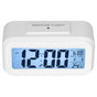 Digital Alarm Clock LED Large Display Electronic Night Light Snooze Function Alarm Clock for Bedroom Home OfficeWhite