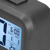 Digital Alarm Clock LED Large Display Electronic Night Light Snooze Function Alarm Clock for Bedroom Home OfficeBlack