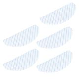 5PCS Sweeper Mop Cloth Fiber Cloth Replacement Fit for T9AIVI AIVI+ Robot Vacuum Cleaner - Top-Down View
