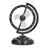 USB Fan Black Mini 90 Degree Free Rotation Strong Wind Cooling Equipment for Home Desk Office Table