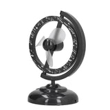 USB Fan Black Mini 90 Degree Free Rotation Strong Wind Cooling Equipment for Home Desk Office Table - Close-Up Angle