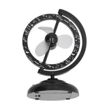 USB Fan Black Mini 90 Degree Free Rotation Strong Wind Cooling Equipment for Home Desk Office Table - Extra Image