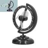 USB Fan Black Mini 90 Degree Free Rotation Strong Wind Cooling Equipment for Home Desk Office Table