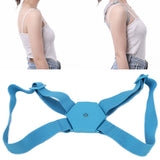 Posture Corrector Breathable Smart Back Shoulder Brace Intelligent Reminder StraightenerBlue