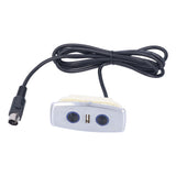 Electric Sofa Controller Zinc Alloy USB Port Power Recliner Hand Control for Lift Chairs - Top-Down View
