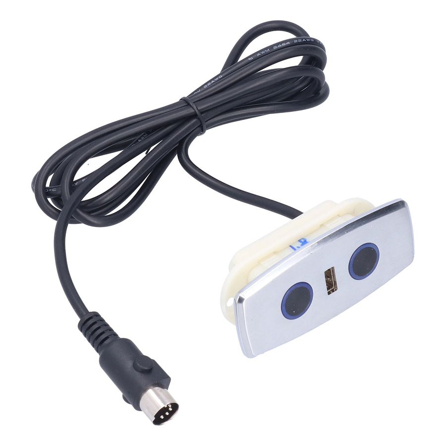 Electric Sofa Controller Zinc Alloy USB Port Power Recliner Hand Control for Lift Chairs