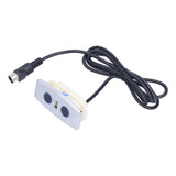 Electric Sofa Controller Zinc Alloy USB Port Power Recliner Hand Control for Lift Chairs - Rear View