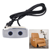 5Pin Straight Recliner Switch Electric Side Durable Sofa Controller for Theater Living Room