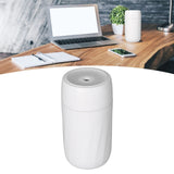 300ml Mini Humidifier Portable Colorful Lights USB Humidifier for Home Bedroom Office CarWhite - Extra Image