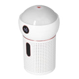 630ml Large Capacity Humidifier Single Spray 360° Projection Humidifier for Home Car USB ChargingWhite