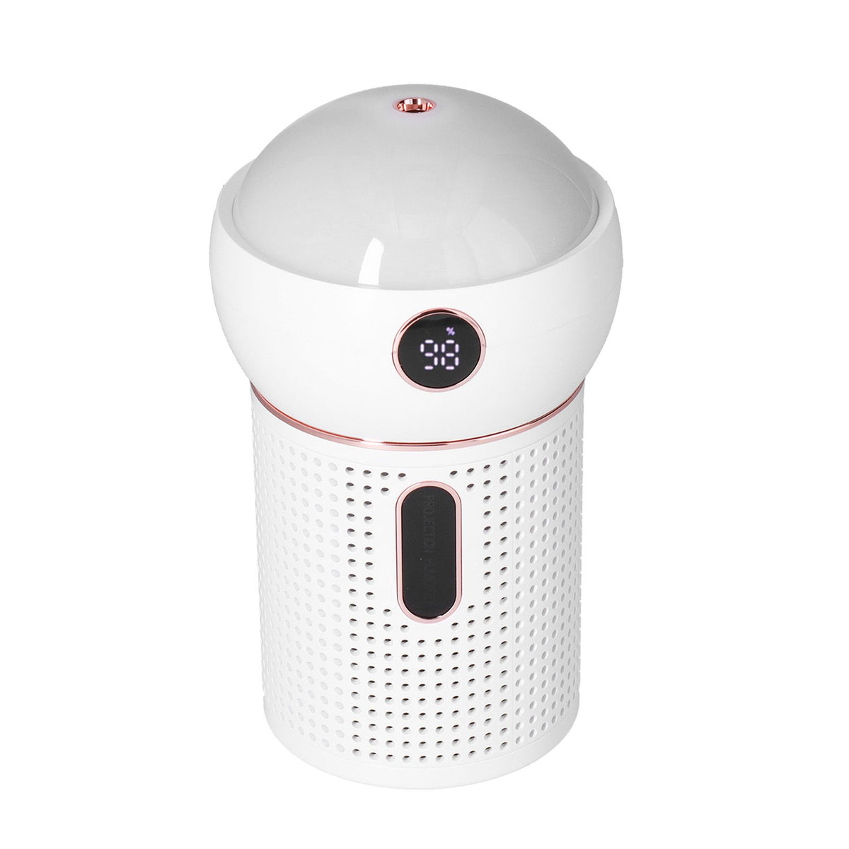 630ml Large Capacity Humidifier Single Spray 360° Projection Humidifier for Home Car USB ChargingWhite