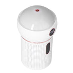 630ml Large Capacity Humidifier Single Spray 360° Projection Humidifier for Home Car USB ChargingWhite