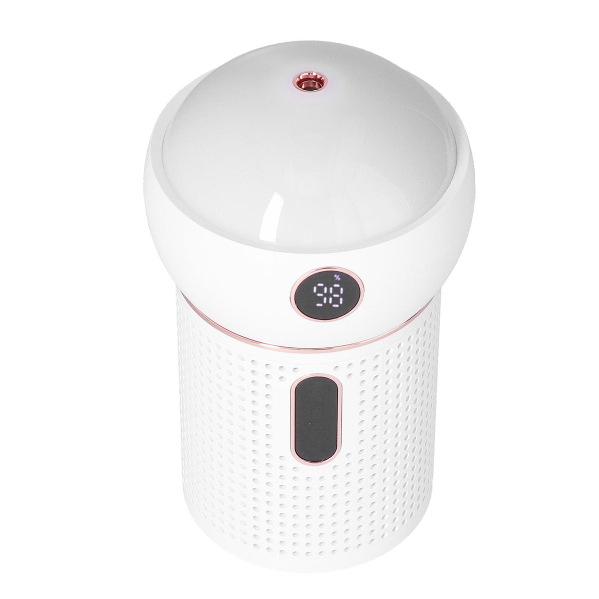 630ml Large Capacity Humidifier Single Spray 360° Projection Humidifier for Home Car USB ChargingWhite