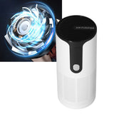 10 Million Negative Ion Air Purifier Portable Air Cleaner 3 Gear Adjustment for Home Car Accessories USB ChargingWhite