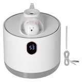 500ml Large Capacity Humidifier Spacecraft Night Light USB Charging Car Humidifier for HomeWhite