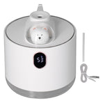 500ml Large Capacity Humidifier Spacecraft Night Light USB Charging Car Humidifier for HomeWhite