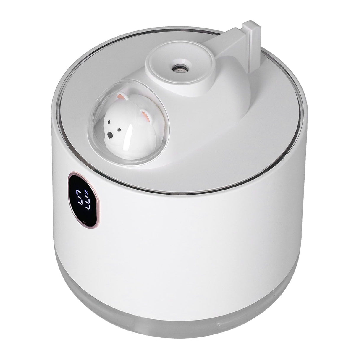 500ml Large Capacity Humidifier Spacecraft Night Light USB Charging Car Humidifier for HomeWhite