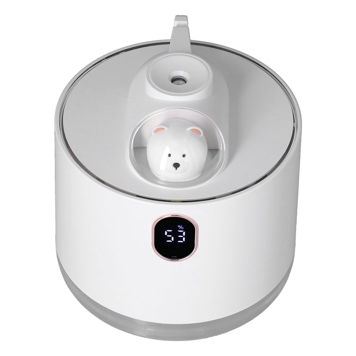 500ml Large Capacity Humidifier Spacecraft Night Light USB Charging Car Humidifier for HomeWhite