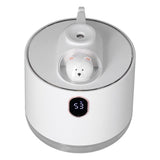 500ml Large Capacity Humidifier Spacecraft Night Light USB Charging Car Humidifier for HomeWhite