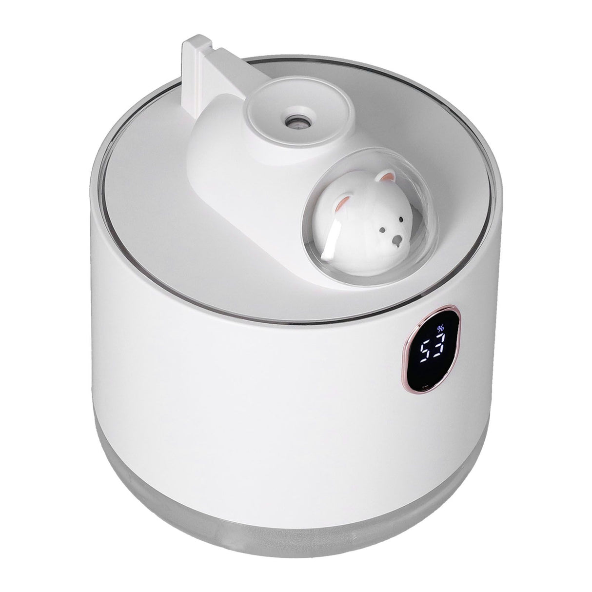 500ml Large Capacity Humidifier Spacecraft Night Light USB Charging Car Humidifier for HomeWhite