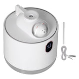 500ml Large Capacity Humidifier Spacecraft Night Light USB Charging Car Humidifier for HomeWhite