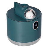 500ml Large Capacity Humidifier Spacecraft Night Light USB Charging Car Humidifier for HomeGreen - 45-Degree Angle