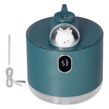 500ml Large Capacity Humidifier Spacecraft Night Light USB Charging Car Humidifier for HomeGreen