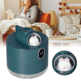 500ml Large Capacity Humidifier Spacecraft Night Light USB Charging Car Humidifier for HomeGreen