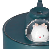 500ml Large Capacity Humidifier Spacecraft Night Light USB Charging Car Humidifier for HomeGreen - Extra Image