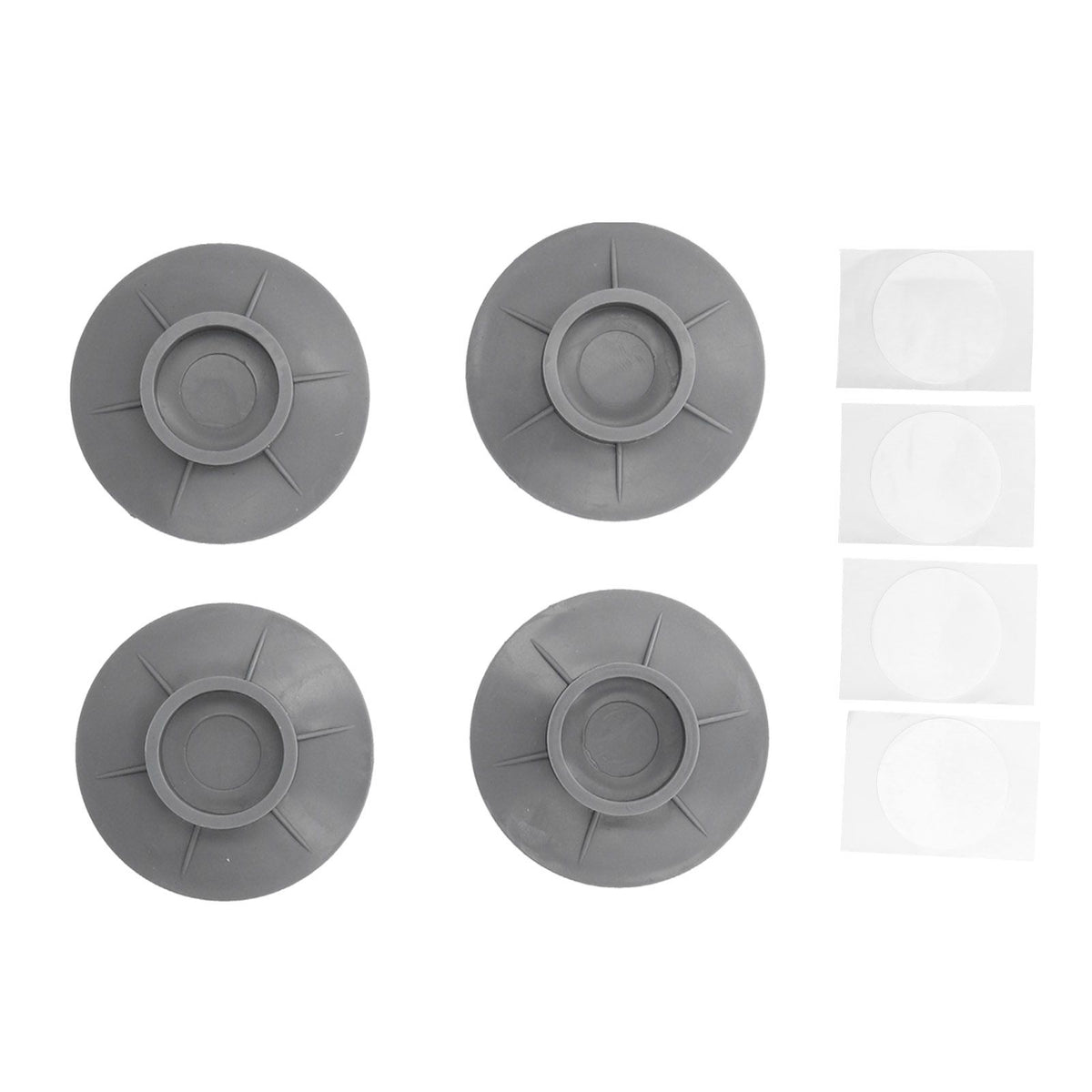 4Pcs Vacuum Suction Cup Design Washing Machine Feet Pad Non Slip Anti Vibration Noise Reduction Pad