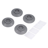 4Pcs Vacuum Suction Cup Design Washing Machine Feet Pad Non Slip Anti Vibration Noise Reduction Pad - Side View