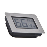 Embedded Design LCD Electronic Thermometer Hygrometer for Cigar Box Guitar Case Wine Cabinet - 45-Degree Angle