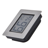 Embedded Design LCD Electronic Thermometer Hygrometer for Cigar Box Guitar Case Wine Cabinet - Rear View